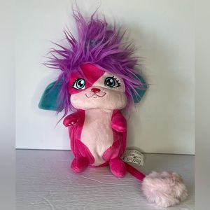 Spinmaster 2015 Sunny with Purple Hair 8" Popples Stuffed Toy Collectible